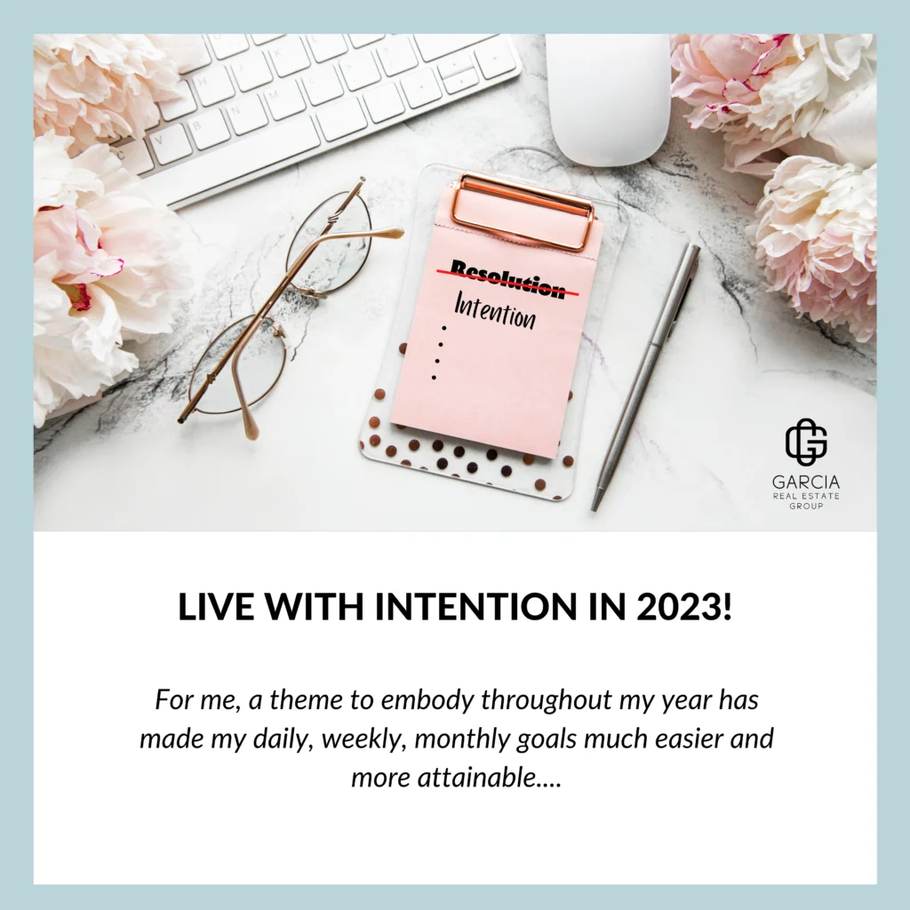 Live with intention 2023